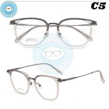 Gọng nhựa càng kính titanium mã M6163